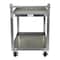 Vestil Aluminum Service Cart, 2 Shelves, 28x48, Aluminum, 660 lb Load Capacity, 2 Shelves, 27.875" W SCA2-2848 - alternate 6
